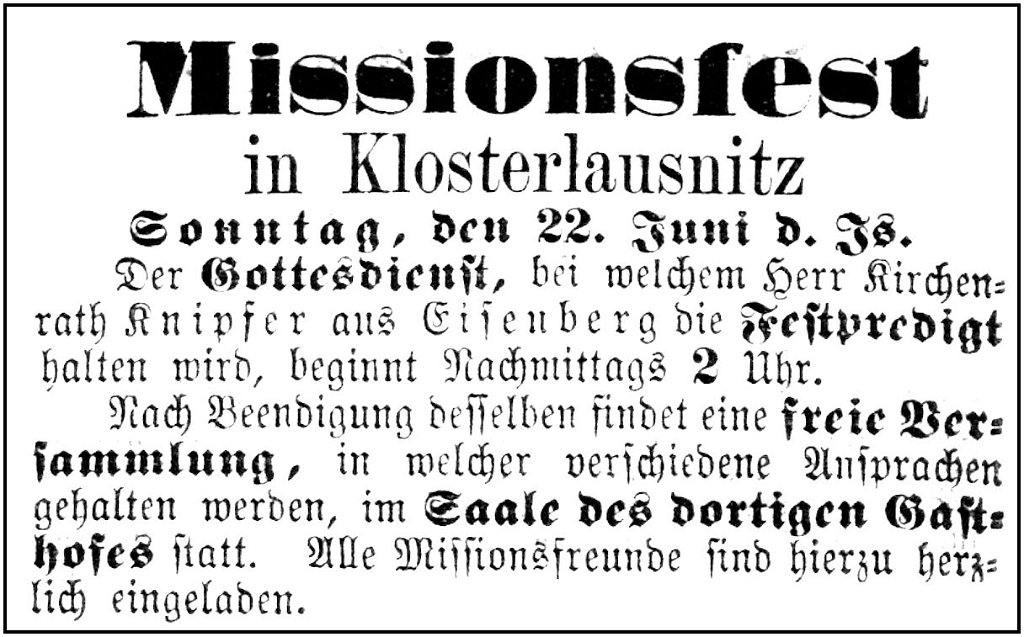 1884-06-13 Kl Missionsfest